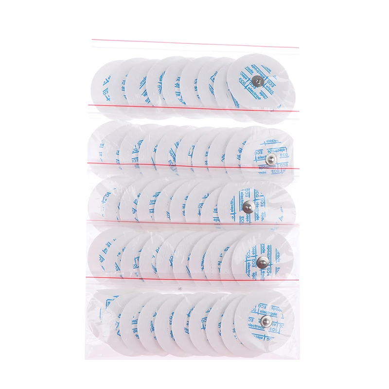50Pcs Electrode Pads For Tens Acupuncture Pad Body Massage Digital Therapy Machine EMS Adhensive Gel Pads Massager Health Care