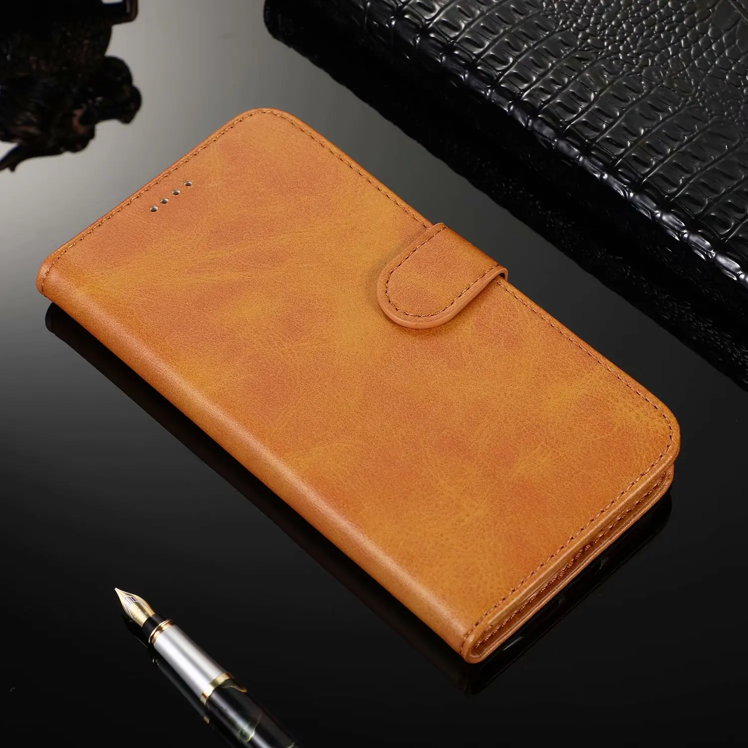 Кожаный чехол для Xiao mi Red mi Note 8 7 7A 5 6 K20 Pro 6A S2 чехол-книжка для Xiaomi mi A2 Lite 9T Pro 9 SE 8 PocoPhone F1