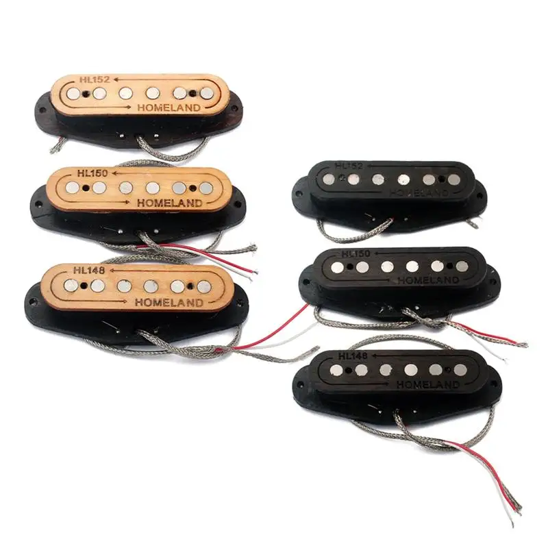 3 шт./компл. SSS Maple Alnico 5 звукоснимателей средние звукосниматели для электрогитары аксессуары
