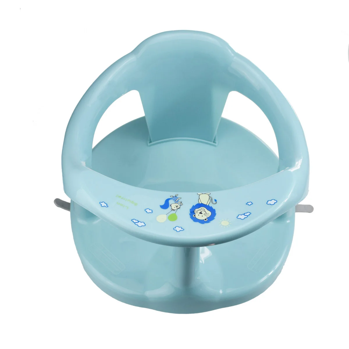 Infant Tub Seat Baby Bathtub Suction Chair Anti-Slip Round Edge Safe Arm Back Rest Easy Install Removal Bathtub Shower Chair 