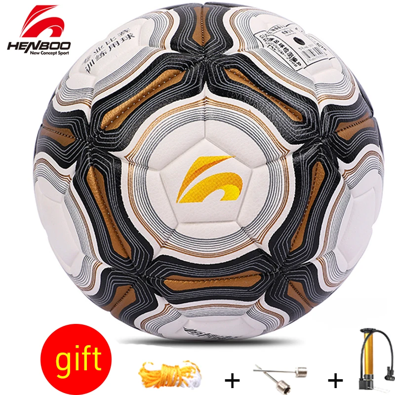 

HENBOO Size 4 Size 5 Soccer Ball Official Goal League Ball Training Ball Football PVC Butyl Internal Bladder Outdoor Sports