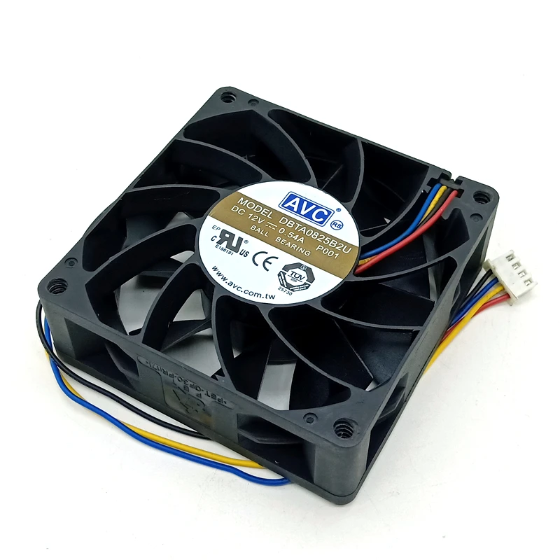 Для AVC DBTA0825B2U 8025 8 см 80 мм DC12V 0.54A Компьютерный Вентилятор