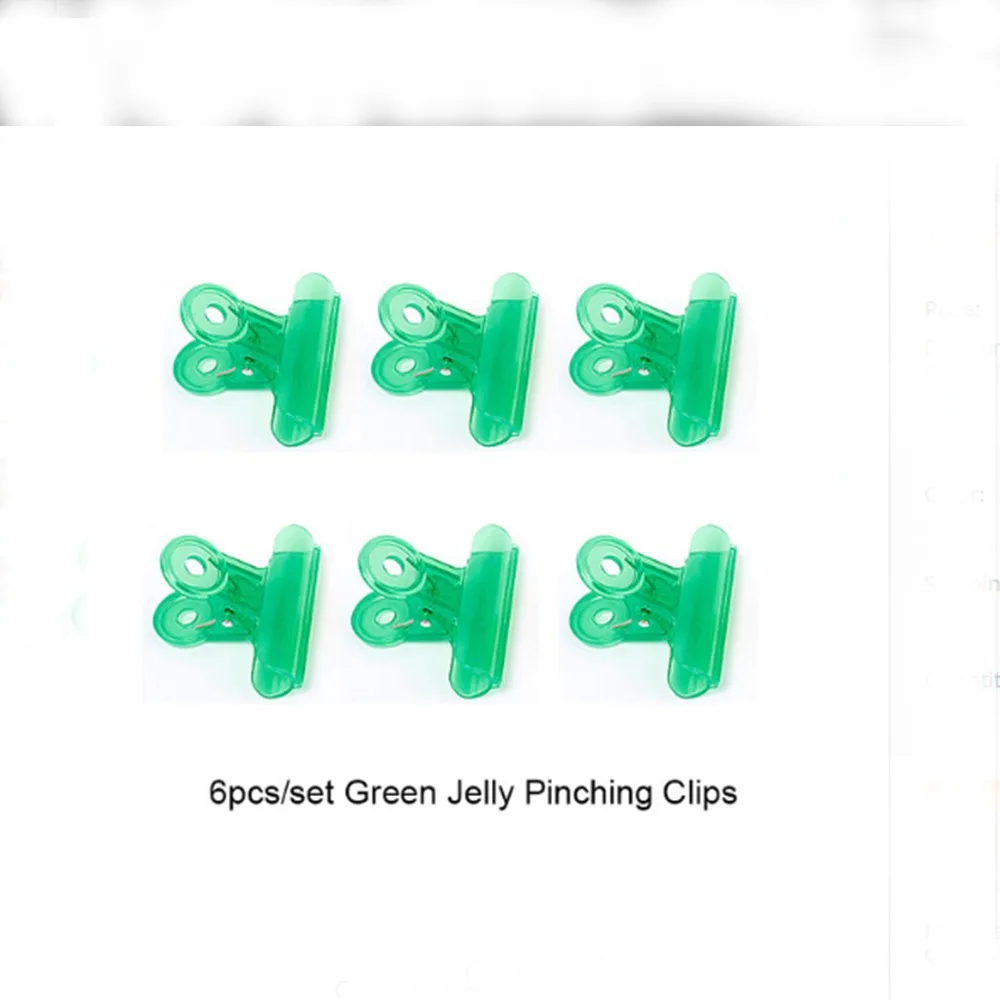green 6pcs 6 шт./компл. русская кривая C ногтей защемления зажимы мульти Функция арт отдельный инструмент для акриловых ногтей стол щипчики мульти Функция инструмент - Цвет: green 6pcs