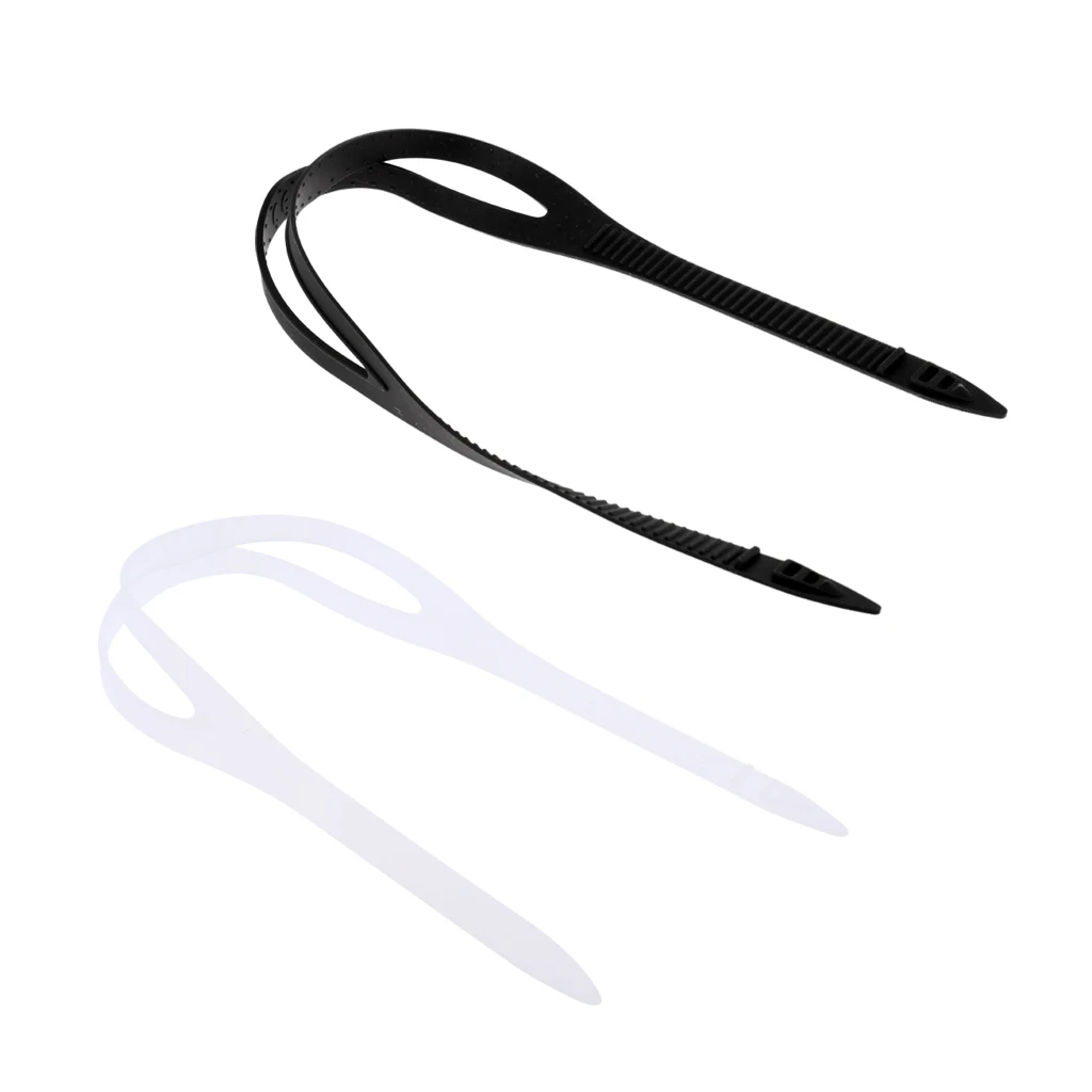 Set of 2 Swimming Goggles Replacement Straps - Water Sports Swim Glasses Head Band - Universal fit Adult & Kids