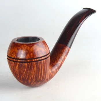 

hand made briar pipe smooth finished wooden Smoking Tobacco Pipe Mini size NIce quality great flame#L112