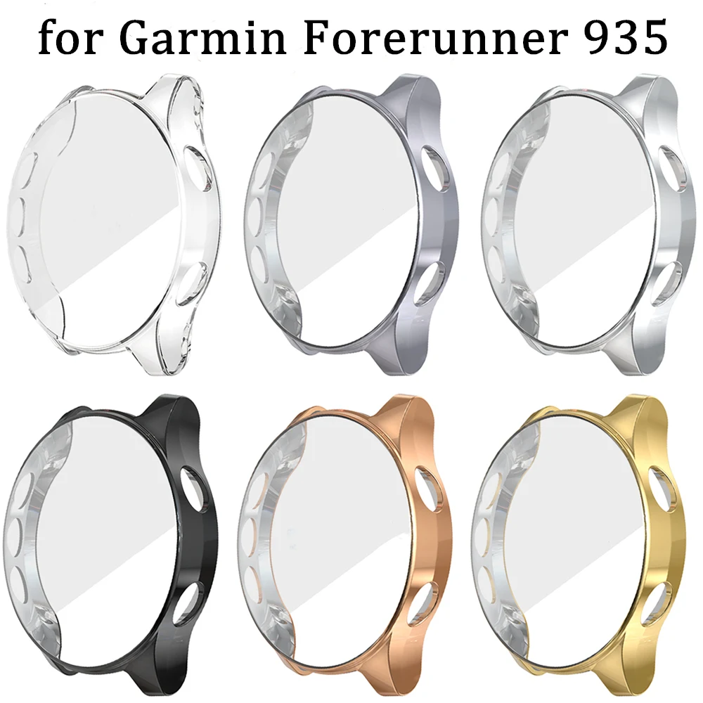 Защитный чехол для экрана Garmin Forerunner 935 945, мягкий ТПУ, ультратонкий HD прозрачный чехол, умные часы, противоударный корпус