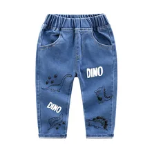 Детские джинсы с героями мультфильмов Повседневное Средний обхват талии; джинсы для мальчиков; брюки из вельвета, для мальчика, джинсовые брюки для девочек