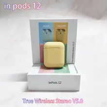 Inpods 12 i11 TWS Bluetooth 5,0 мини наушники i7s Беспроводной наушники с микрофоном Pk I60 i12 TWS i30 i20 TWS i14 Bluetooth наушники