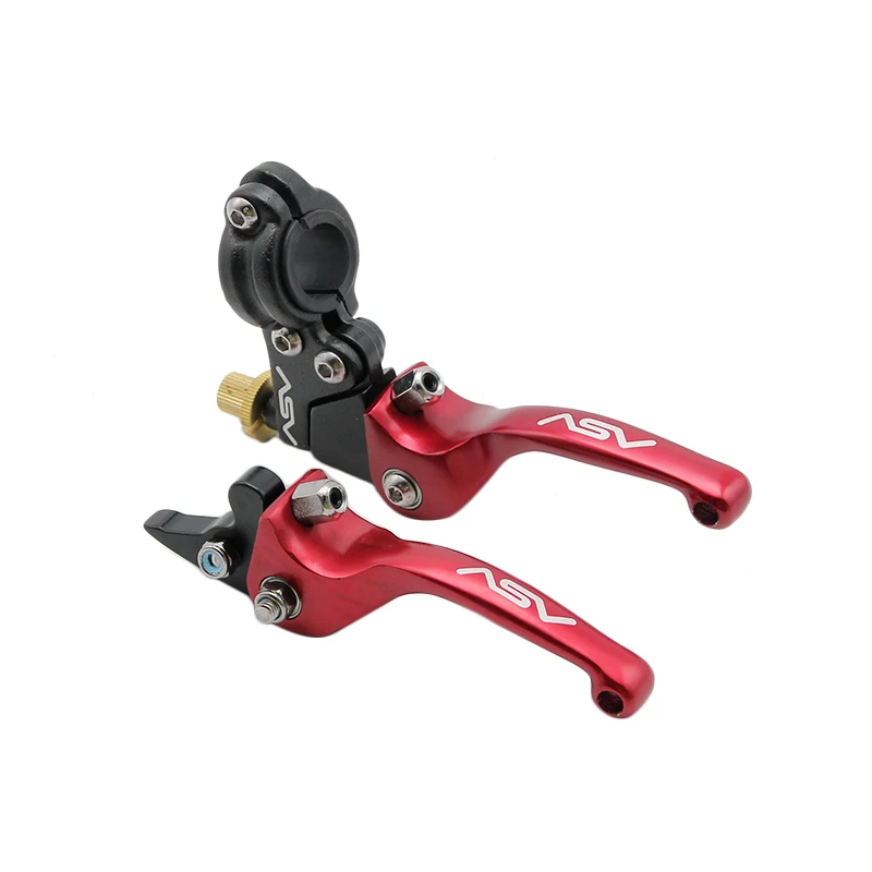 Alavanca de Freio de Motocicleta Dobrável para Honda Sclmotos-cnc Alavanca Yamaha Kawasaki Suzuki Dirt Pit Bike Atv Asv 7 cordas e cabos