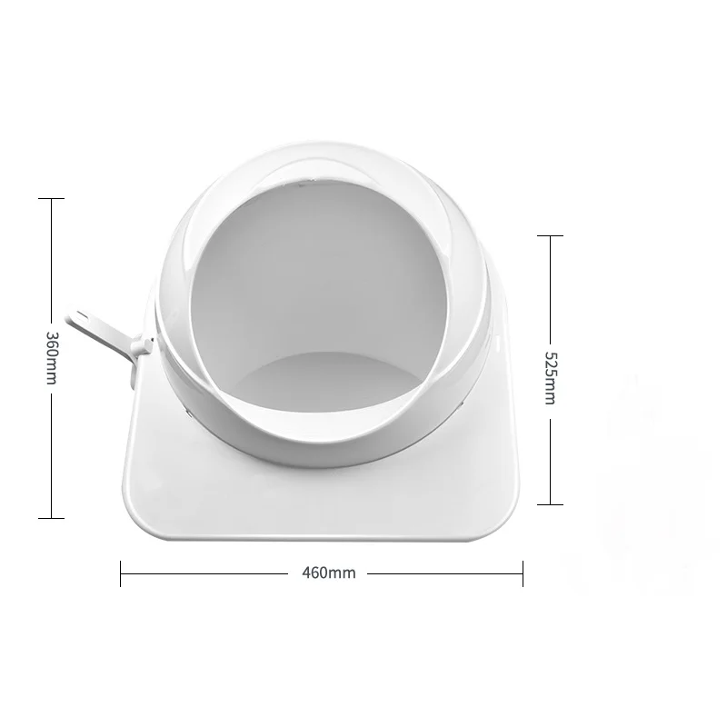 Cat Litter Tray Cat Litter Box Toilet Box Hooded Litter Box 52.5x46x36cm Cat Litter Tray Cat Litter Box Toilet Box Hooded Litter Box 52.5x46x36cm