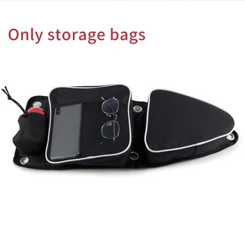 

1pair UTV Travel Car Side Door Bag Storage Organizer Passenger Accessories Multi Pocket Knee Pad Auto For Polaris RZR XP1000