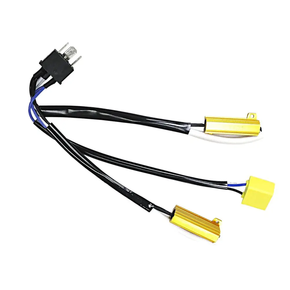 H4 Ecoder LED Headlights Decoder Resistor Free Error Load Warning Signal Canceller | Автомобили и мотоциклы