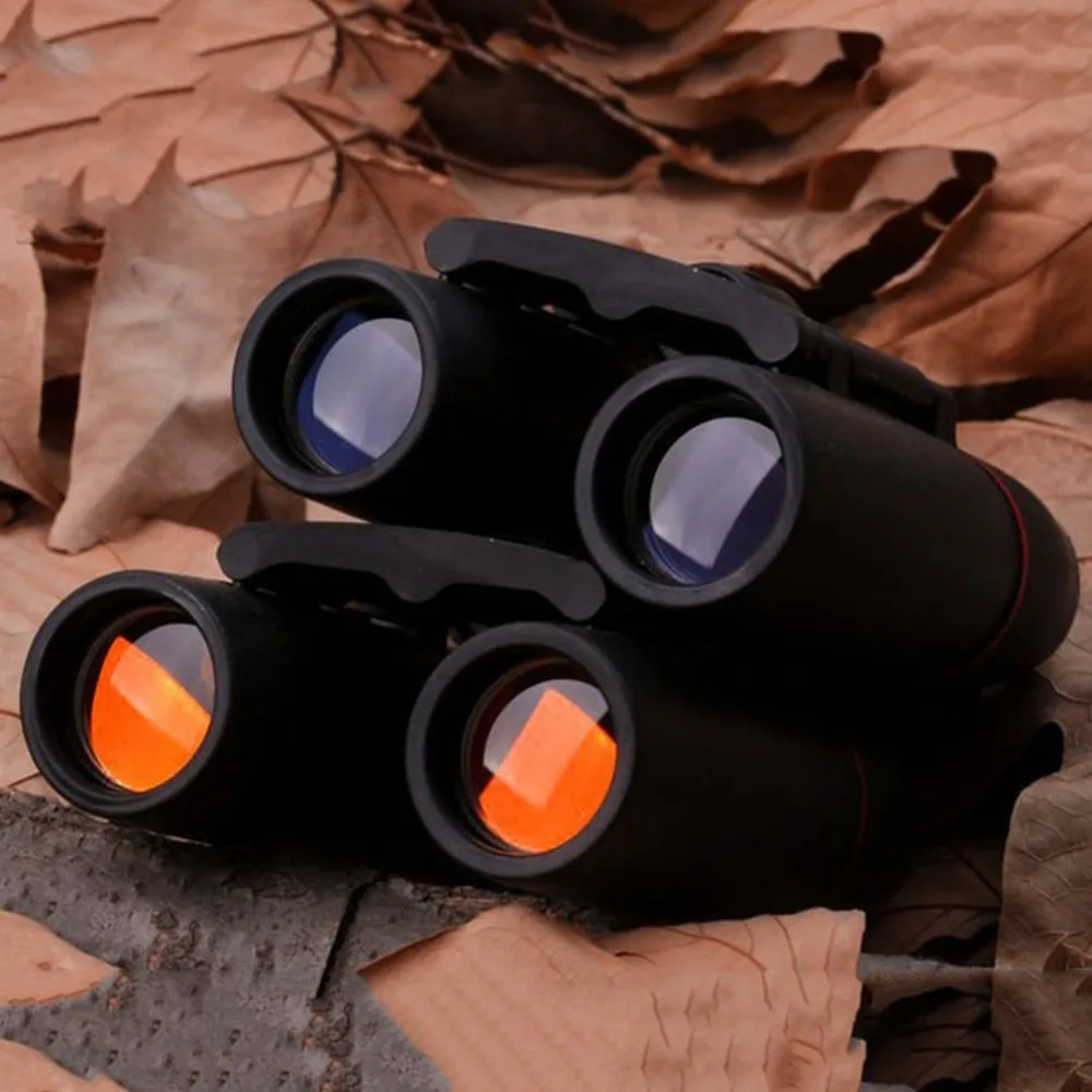 

2020 Small Folding Binoculars Mini Binoculars 30X60 Wide Angle Portable Low Light Level Night Pocket Binoculars drop shipping