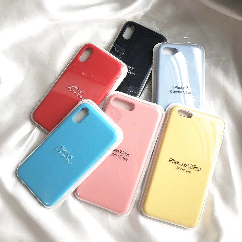 PhoneCase для iPhone 6 6S 7 8 Plus яркие цветные Чехлы X XS Max XR силиконовые чехлы телефонов 5S 5 SE