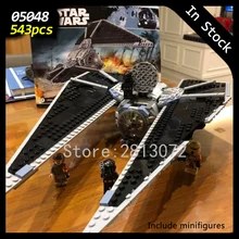 05048 Star Wars The TIE Striker 543 шт совместимы с 75154 образовательными строительными блоками, детские игрушечные модели, подарки