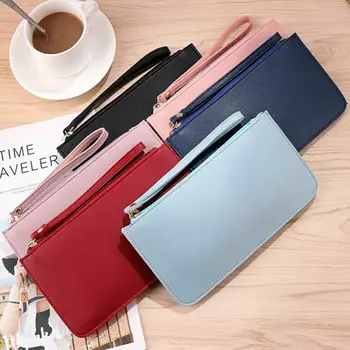 

Hot Sale Women Lady Clutch PU Leather Wallet Case Purse Handbag Long Card Holder Phone Bags High quality