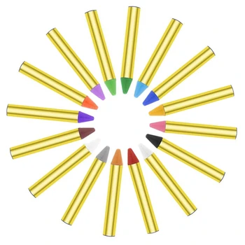 

1 Box,16 Color Children'S Face Crayons Body Painting Clown Party Color Paint Children'S Face Painted Ya Crayons for Halloween Co