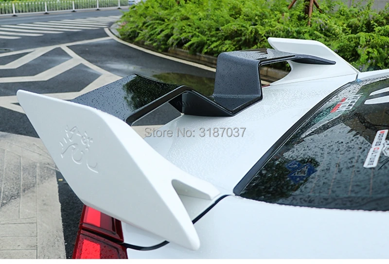 Для Honda Civic спойлер- yofer стиль cardecoration ABS пластик задний спойлер на крыше крыло багажника губы загрузки крышка автомобиля Стайлинг