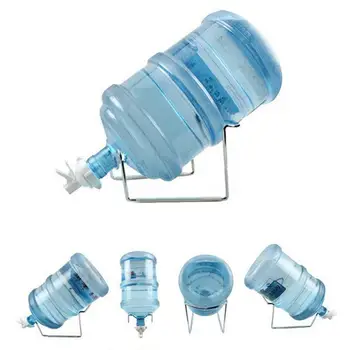 

3-5 Gallon Water Bottle Jug Dispenser Stand Rack Holder Dustproof Nozzle Tap Fast Flow Organizer Non Slip Water Jug Stander