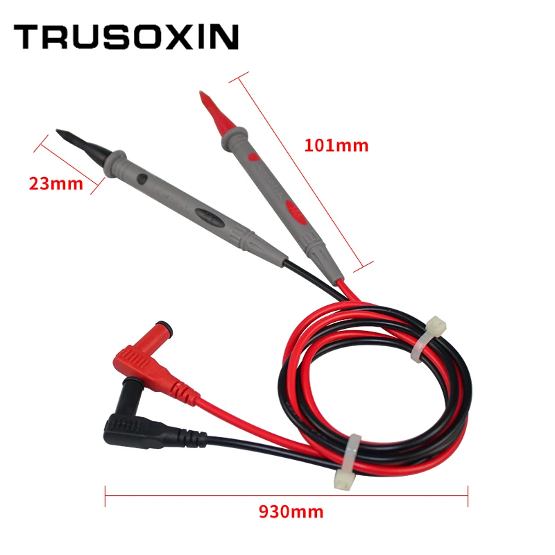 20A 1000V Probe Test Leads Pin for Digital Multimeter Needle Tip Multi Meter Tester Lead Probe Wire Pen Cable