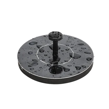 

Solar Powered Water Fountain Pump Panel for Bird Bath with 6 Spray Nozzles Portable Floating Pump for Garden Pond Pool Fish Tank