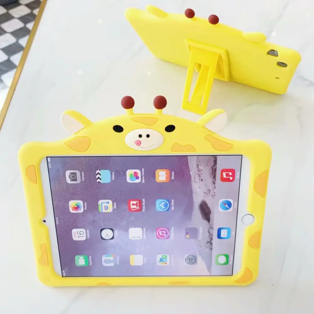 Детский Силиконовый противоударный чехол для Apple IPad 10,2 '' детский чехол-подставка для IPad 10,2 дюймов IPad 7th Gen чехол для планшета+ ручка