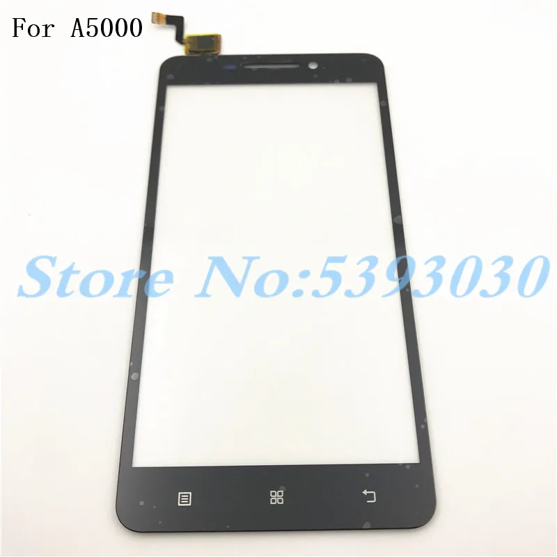 5,0 дюймовый смартфон сенсорный Панель Сенсор для lenovo A5000 Сенсорный экран планшета ламината спереди Стекло объектив сенсорный Экран