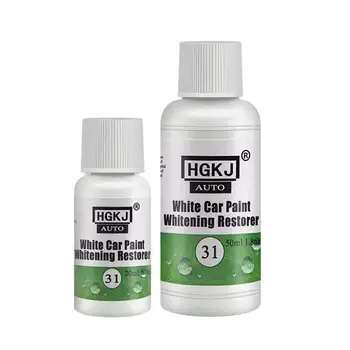 

20/50ml HGKJ-AUTO-31 White Car Paint Whitening Restorer Plastic Restorer Ceramic Car Whitening Liquid Trim Coating Kit