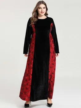 

Hot Embroidery Abayas For Women Muslim Scarf Faldas For Ramadan