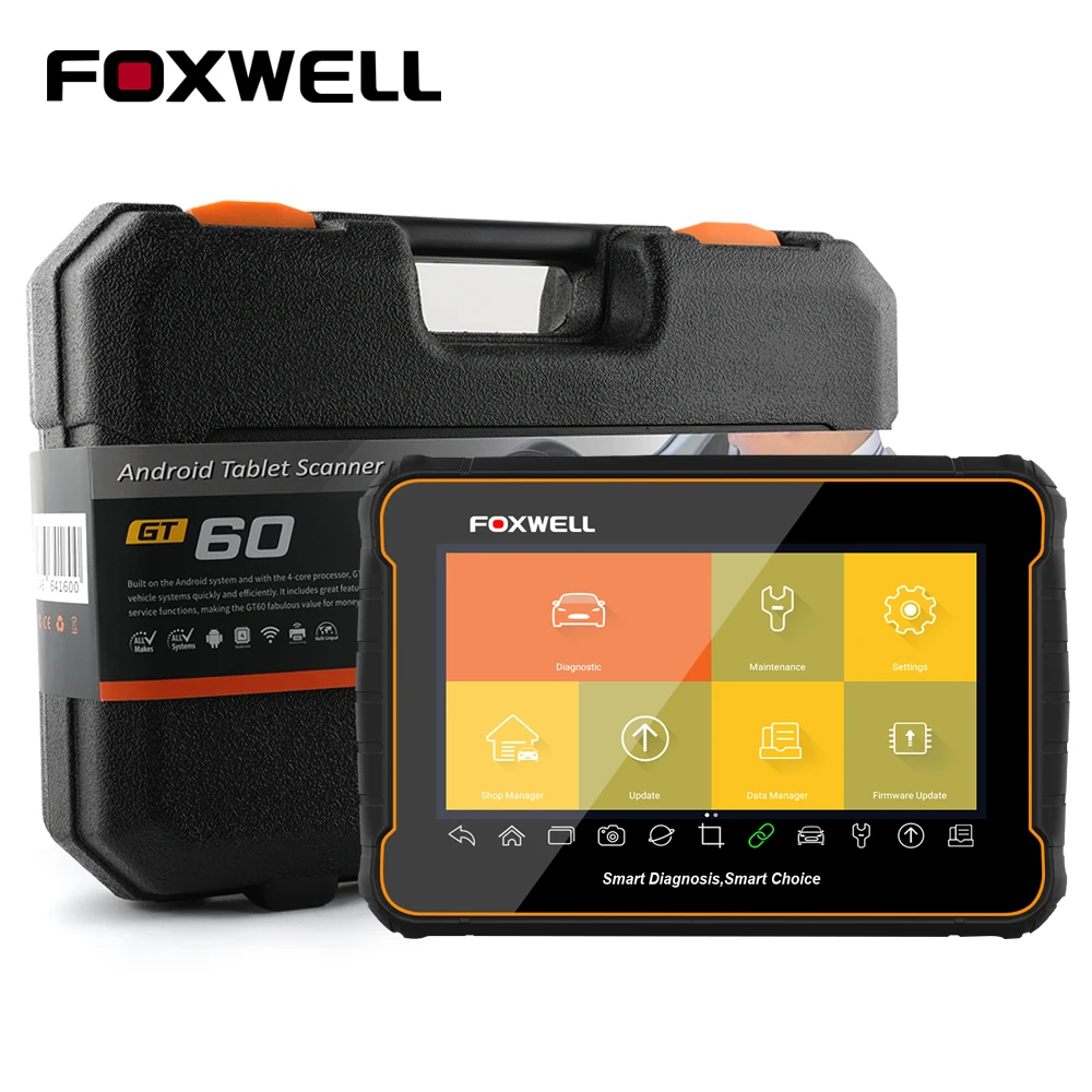 

Foxwell GT60 Full System OBD2 Scanner Automotive Code Reader ABS Airbag SAS EPB DPF Injector Coding OBD 2 Car Diagnostic Tool