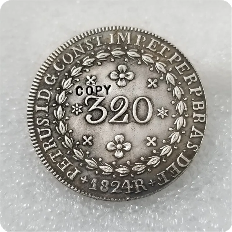 1824 Бразилия 320 рейс имитация монеты