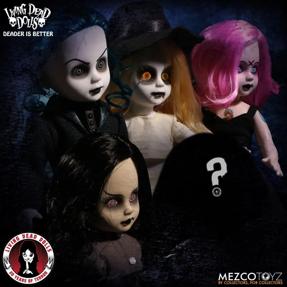 Mezco 20th anniversary Series куклы с живыми мертвецами Deader is Better Candy Rotten фигурка куклы|Игровые