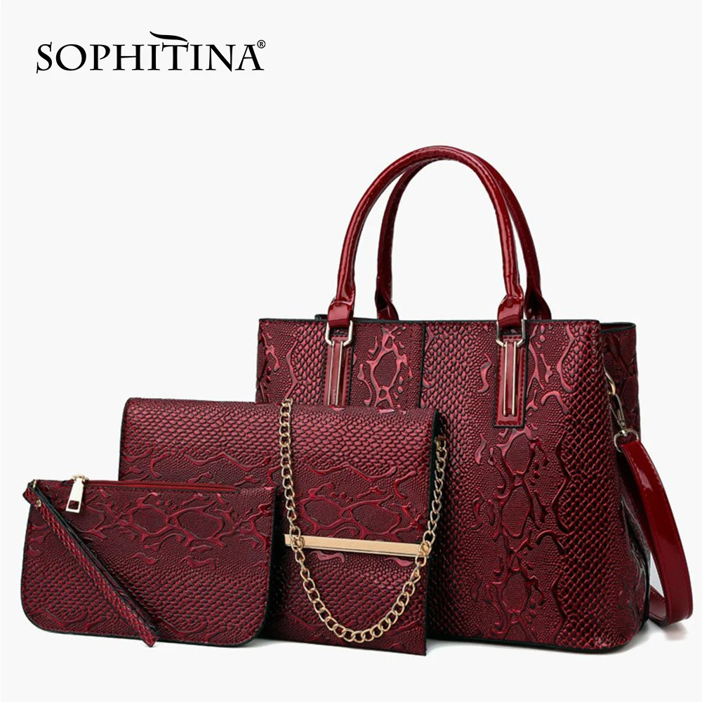 

SOPHITINA New Fashion Lady Crossbody Bag Easy Coin Purse Large Capacity High Quality Solid Multifunctional Shoulder Bag E26
