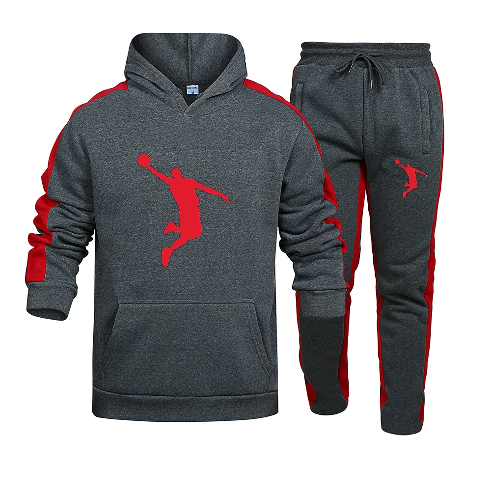 Autumn and Winter Tracksuit Men 2 Pieces Set Sweatshirt + Sweatpants Sportswear Hoodies Casual Mens Clothing Hoodies Suit Autumn and Winter Tracksuit Men 2 Pieces Set Sweatshirt + Sweatpants Sportswear Hoodies Casual Mens Clothing Hoodies Suit