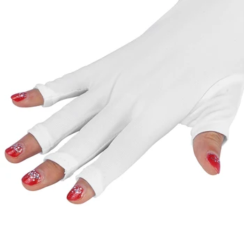 

1Pair Useful Anti UV Mitt Long Gloves For UV Light/Lamp Radiation Protection Manicure For Light Manicure Nail UV Phototherapy