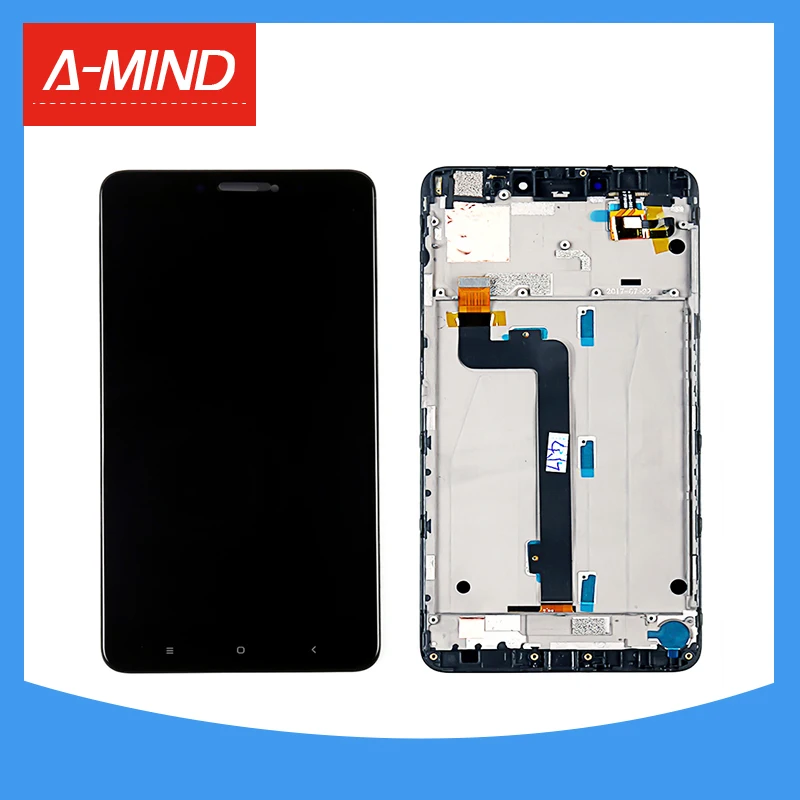 For Xiaomi Max 2 Mi LCD Display Touch Screen Digitizer Glass Assembly + Frame | Мобильные телефоны и аксессуары