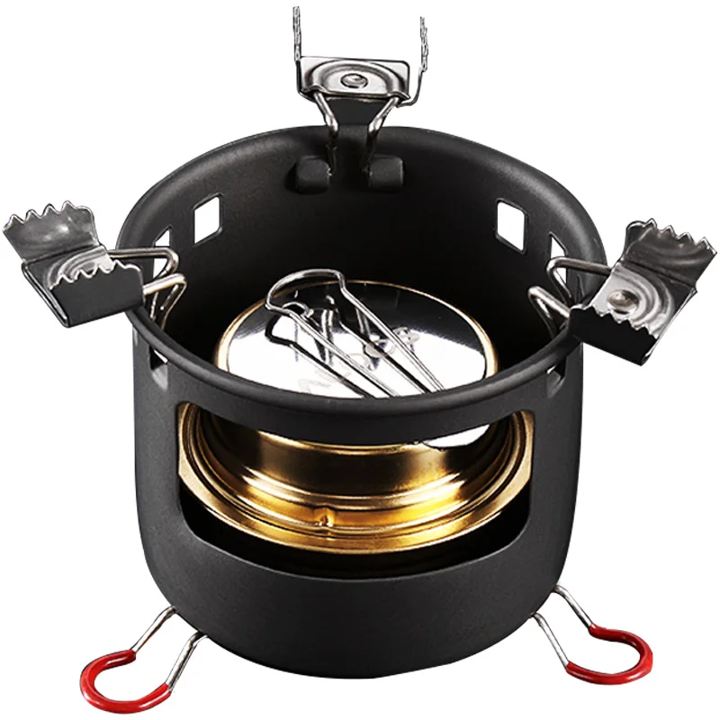 

Alocs CS-B13 Ultra light Outdoor Alcohol Stove with Windshield
