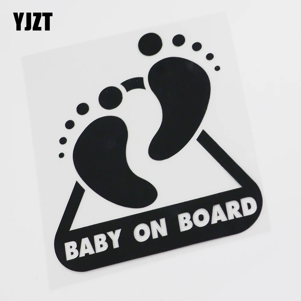 YJZT 14.1CM*12.7CM Cute Princess Inside Nice Baby On Board Vinyl Car Sticker 13C-0028 | Автомобили и мотоциклы