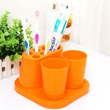 

Korean-style Double Cup Creative Couples Toothbrush Holder
