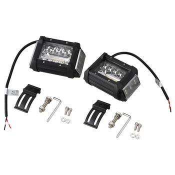 

2Pcs 3.5 Inch 144W 6000K LED Work Light 12V 24V Side Luminous Light Bar Car Offroad Driving Light IP67 Waterproof
