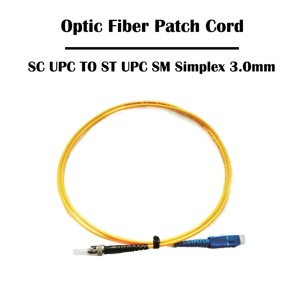 5 шт./лот SC UPC TO ST SM одномодовый оптический патч-корд 1 м/2 м/3 м/5 м/7 м/10 м/15 м/20 м Simplex 3 0
