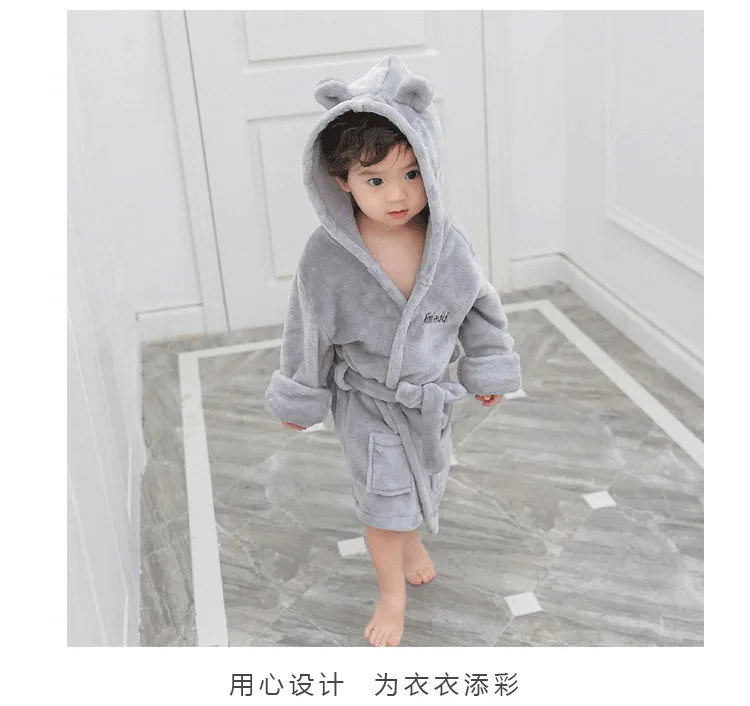 Детская одежда; коллекция 2019 года; сезон осень; новый стиль; корейский стиль; модные детские халаты с длинными рукавами для мужчин и женщин;