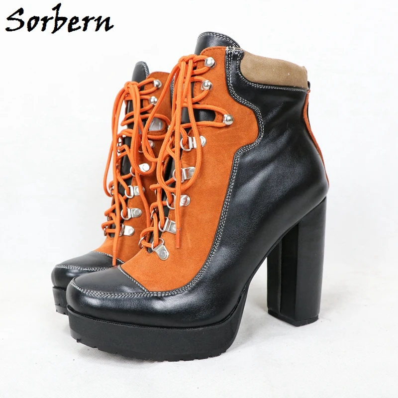 Sorbern Ankle Boots For Women Block 
