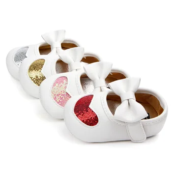 

Baby PU Leather Baby Boy Girl Baby Moccasins Shoes Bow Fringe Soft Soled Non-slip Footwear Crib Shoes