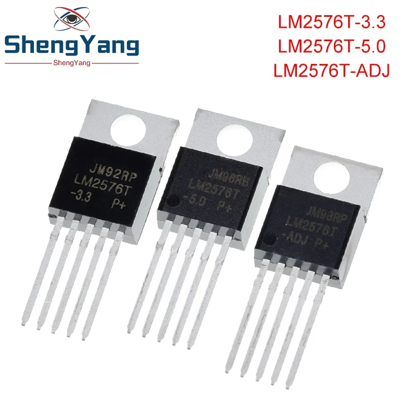 10 шт. LM2576 LM2576T ADJ 3.3 5.0 IC REG BUCK 3A TO220 5 Новый|Интегральные схемы| |