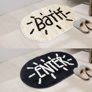 

Floor Mat for Children’S Room Plush Water Absorbent Bath Rug Shower Mat Home Kitchen Bathroom Decor Carpet