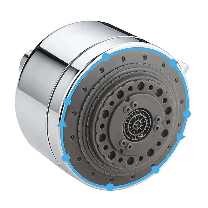 

Multifunction Shower Head Top Sprinkler Pressure Boost Water Saving Rotating 7 Modes Experience Bathroom Accessories Home Hotel