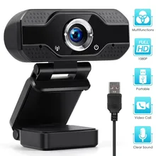 Webcam completo de hd 1080p 4k usb câmera web pc com microfone embutido para o trabalho de computador em linha classe transmissão web cam
