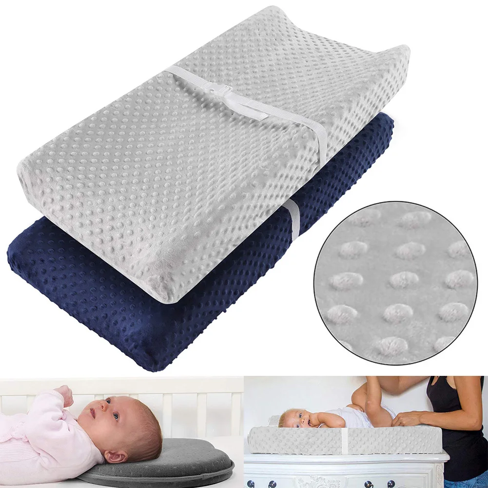 Ultra Soft Changing Pad Cover Table Cover for Infant Baby Girls Boys Coprimaterasso per fasciatoio H99F