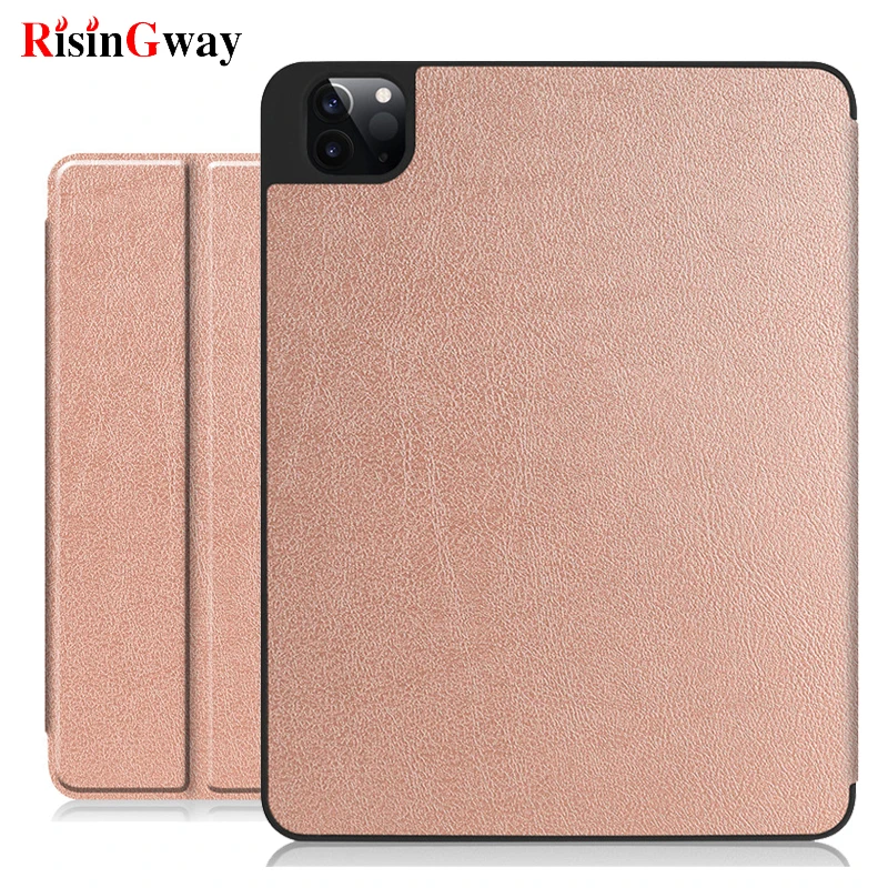 

for IPad Pro 12.9 inch Case 2020 Smart Flip Stand Cover with Pencil Holder for IPad Pro 2020 12.9 Magnetic Cover
